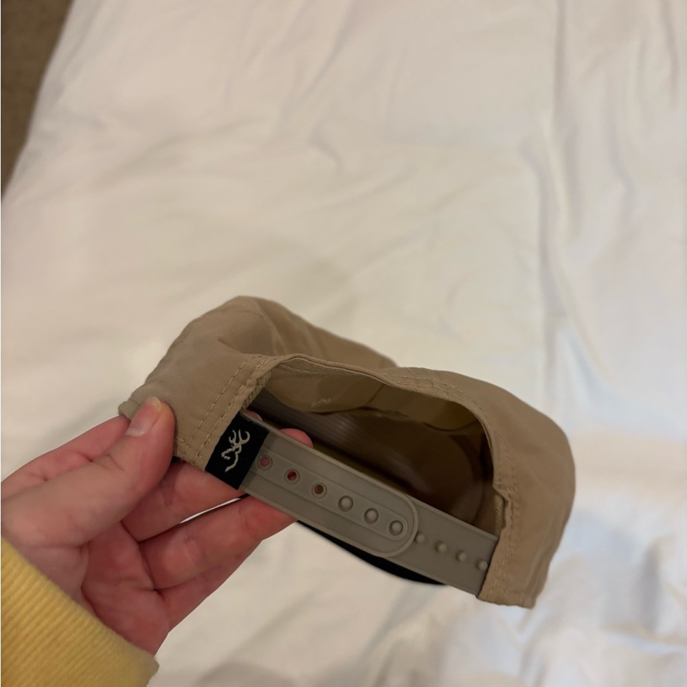 Browning Beige Cap With Embroidered Patch - image 4